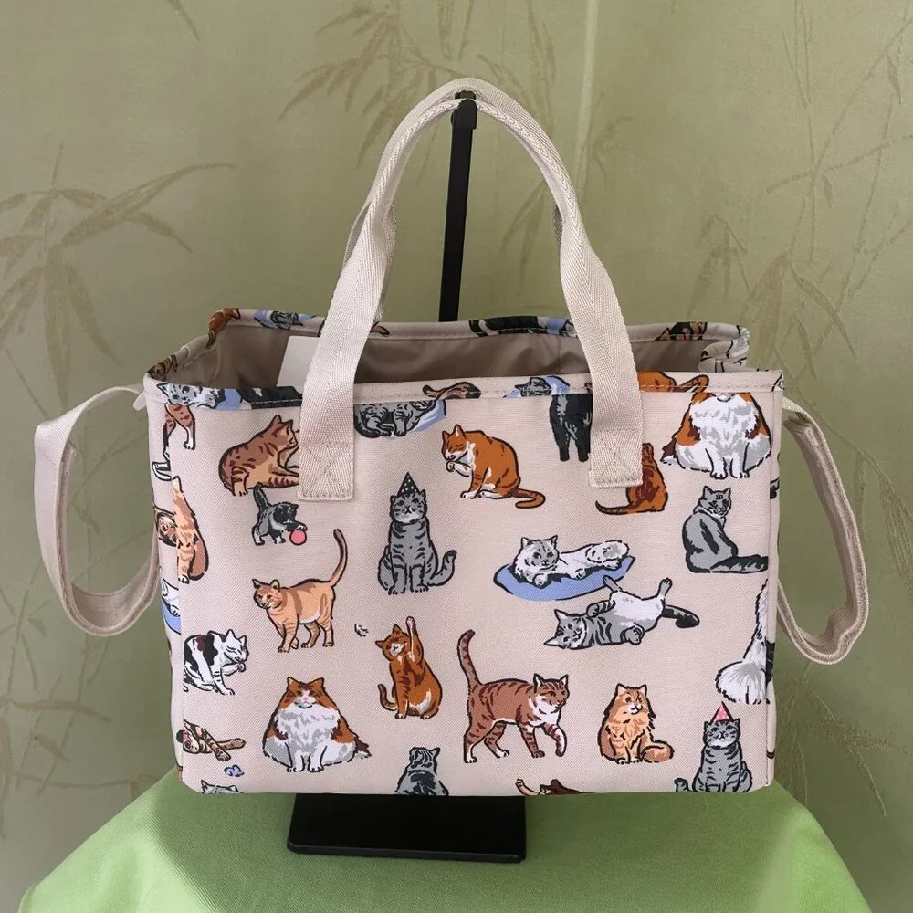 VERA BRADLEY A CAT'S LIFE EVERYTHING ORGANIZER:NWT CATS